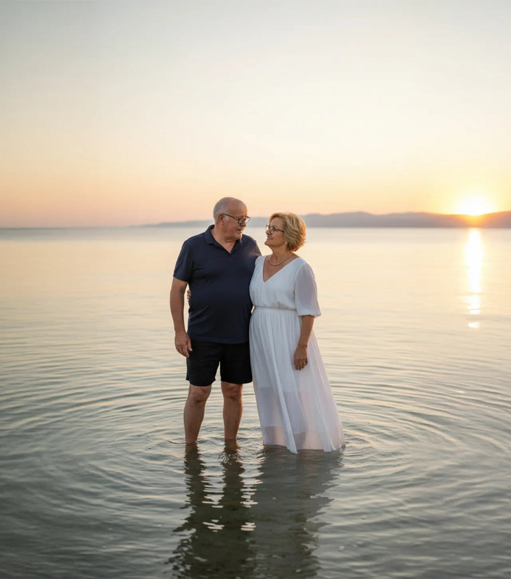 Mar al atardecer - Revive