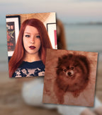 Playa al atardecer con mascota - Revive